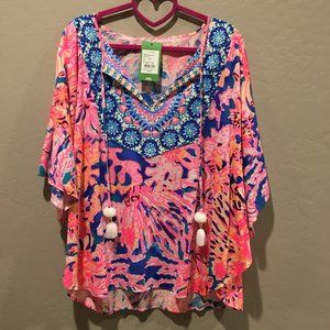Lilly Pulitzer Britta Swirling Seadream S/M